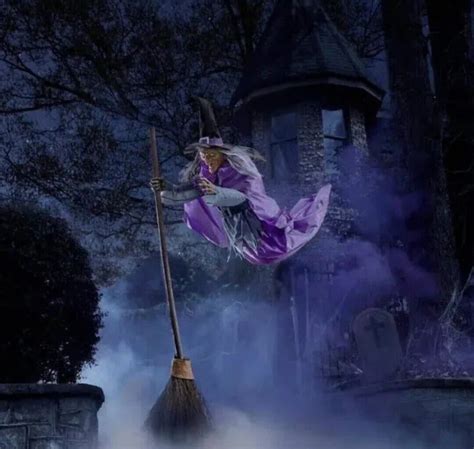 12 ft moonlit magic witch
